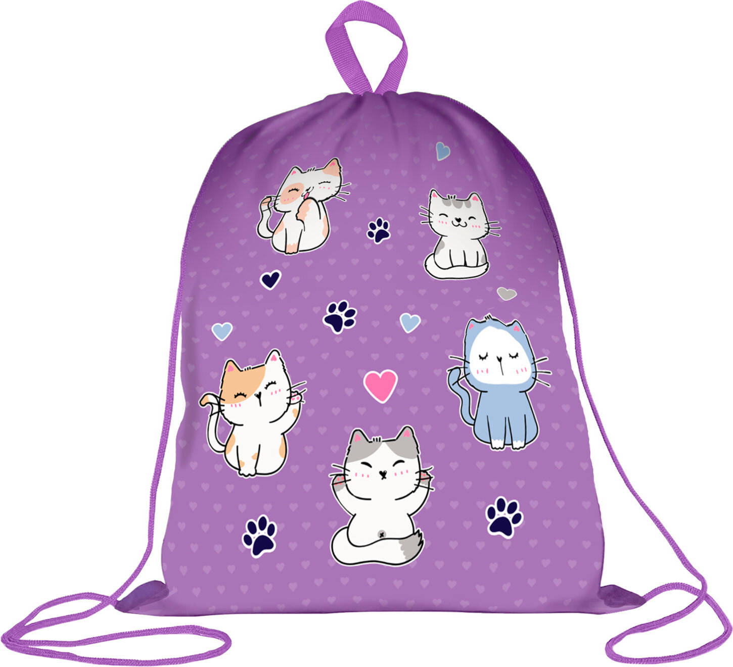 Мешок для обуви Brauberg Kids. Playing Kittens / 272413