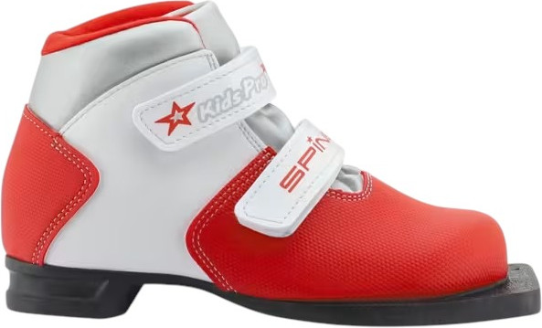 Ботинки для беговых лыж Spine Kids Pro 399/9 75мм / 34088 (р.31, красный)