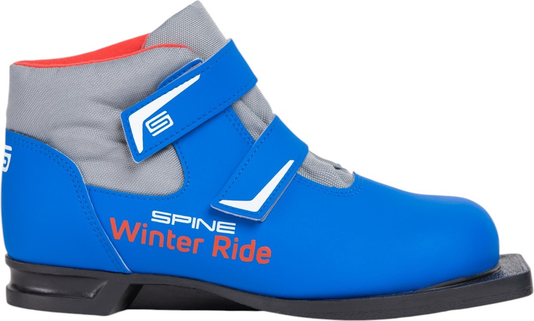 Ботинки для беговых лыж Spine Winter Ride 42/1 75мм / 049931 (р.36, синий)