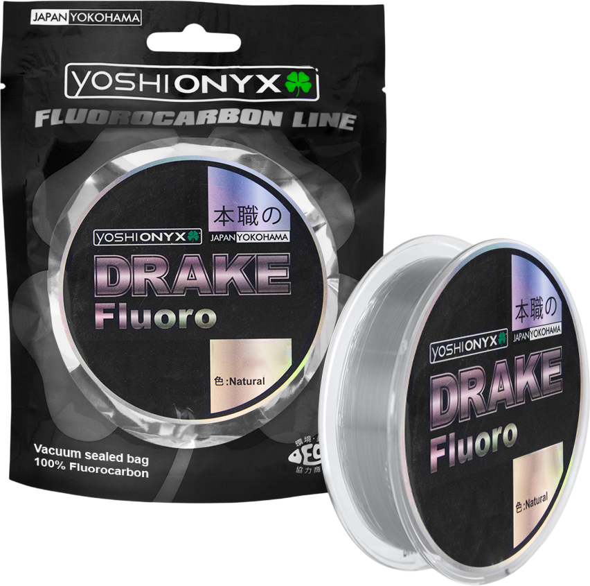Леска монофильная Yoshi Onyx Drake Fluoro 0.18 / 89487 (100м, натуральный)