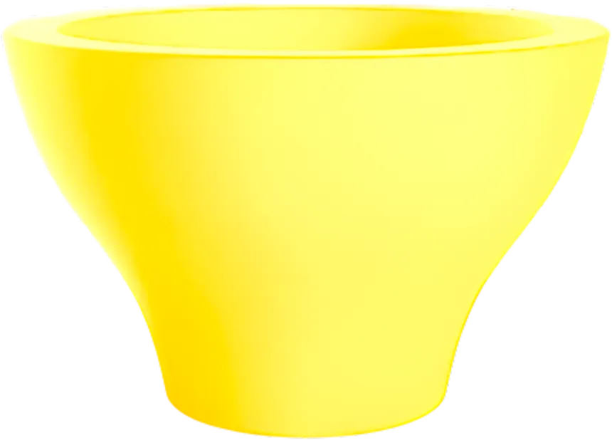 Кашпо БЕРКАНО Vetro 75 / 220_083_43V (Yellow)