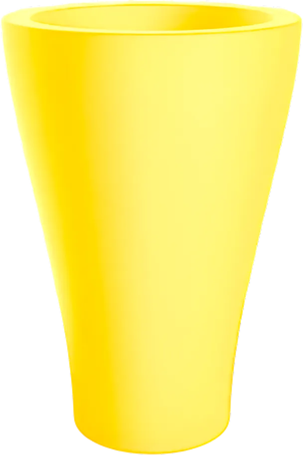 Кашпо БЕРКАНО Vetro 80 / 220_082_43V (Yellow)