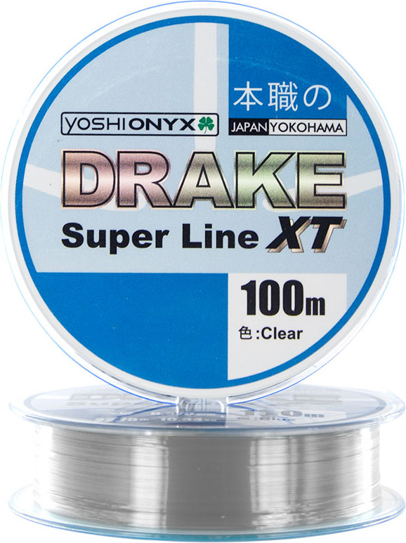 Леска монофильная Yoshi Onyx Drake Superline Xt 0.331mm / 89475 (100м, прозрачный) — фото 2