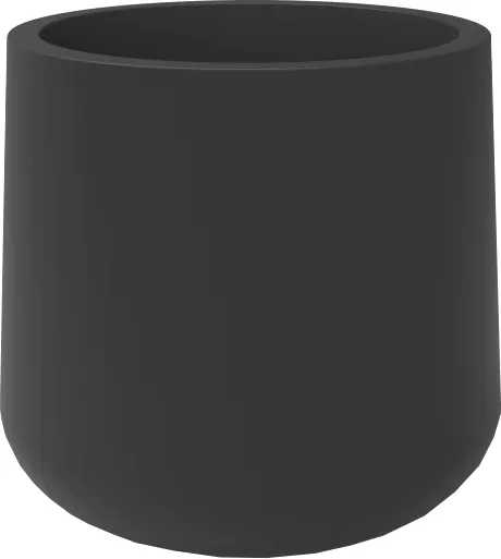 Кашпо БЕРКАНО Grace planter 110 / 220_126_00V (Coal Black)