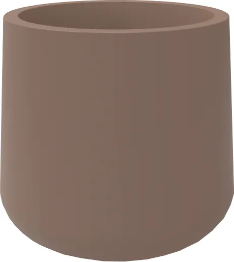 Кашпо БЕРКАНО Grace planter 110 / 220_126_13V (Cappuccino)