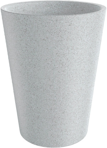 Кашпо БЕРКАНО Bloom 67 / 220_060_25V (White Granite)