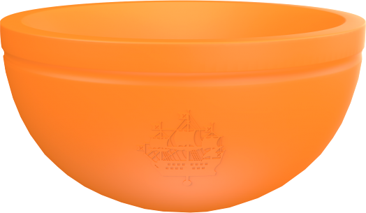 Кашпо БЕРКАНО Суворовская чаша / 220_109_18V (Orange)