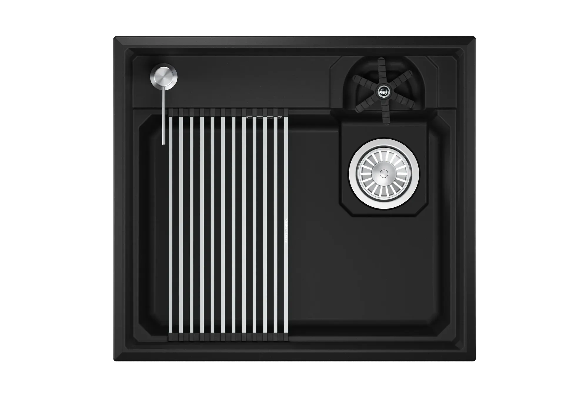 Мойка кухонная GRANULA KS-5807R (черный)
