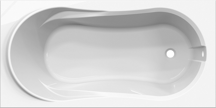 Ванна из искусственного мрамора Belux Элит ВЭ-1700 (18, белый матовый/Solid Surface)