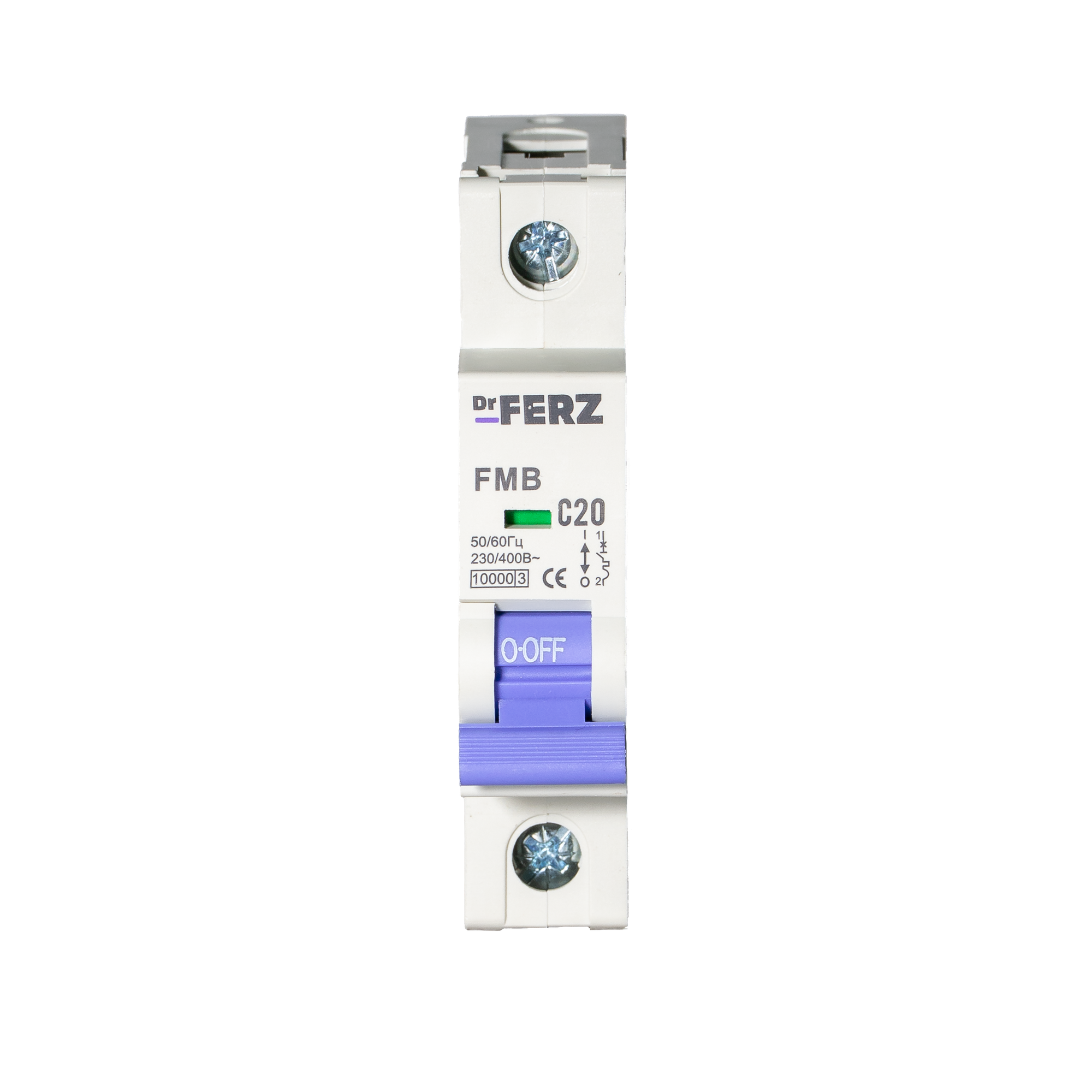 Выключатель автоматический Dr.Ferz FMB-C 10kA 1P 20 C / 21100112FERZ — фото 2