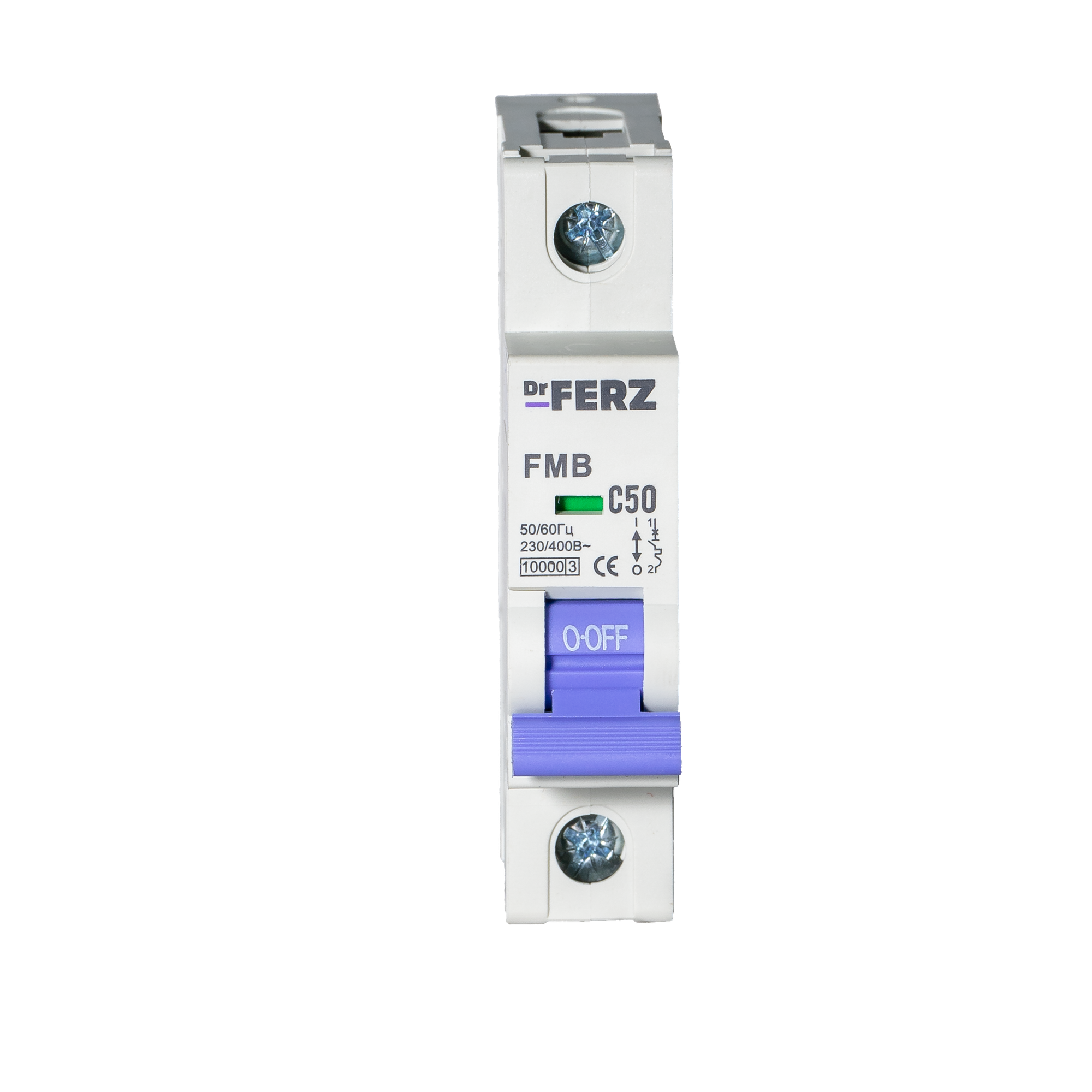Выключатель автоматический Dr.Ferz FMB-C 10kA 1P 50 C / 21100116FERZ — фото 2