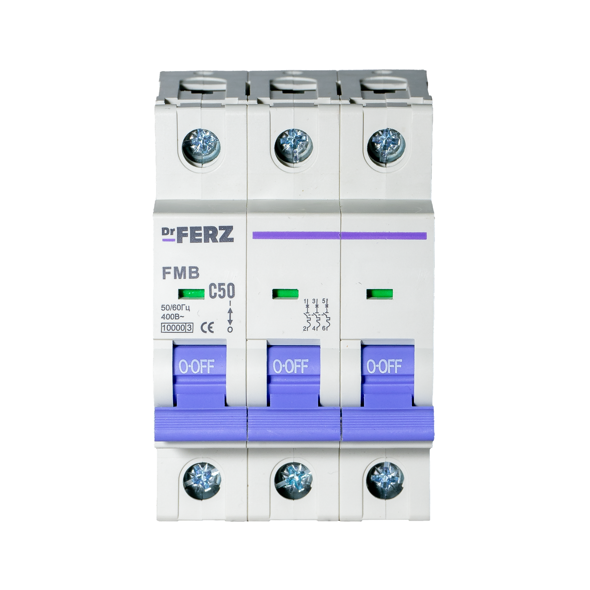 Выключатель автоматический Dr.Ferz FMB-C 10kA 3P 40 C / 21100141FERZ — фото 2