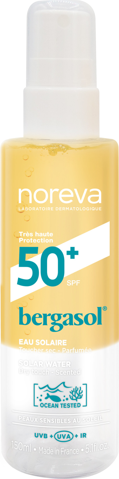 Спрей для загара Noreva Бергасол двухфазный SPF 50+ (150мл)