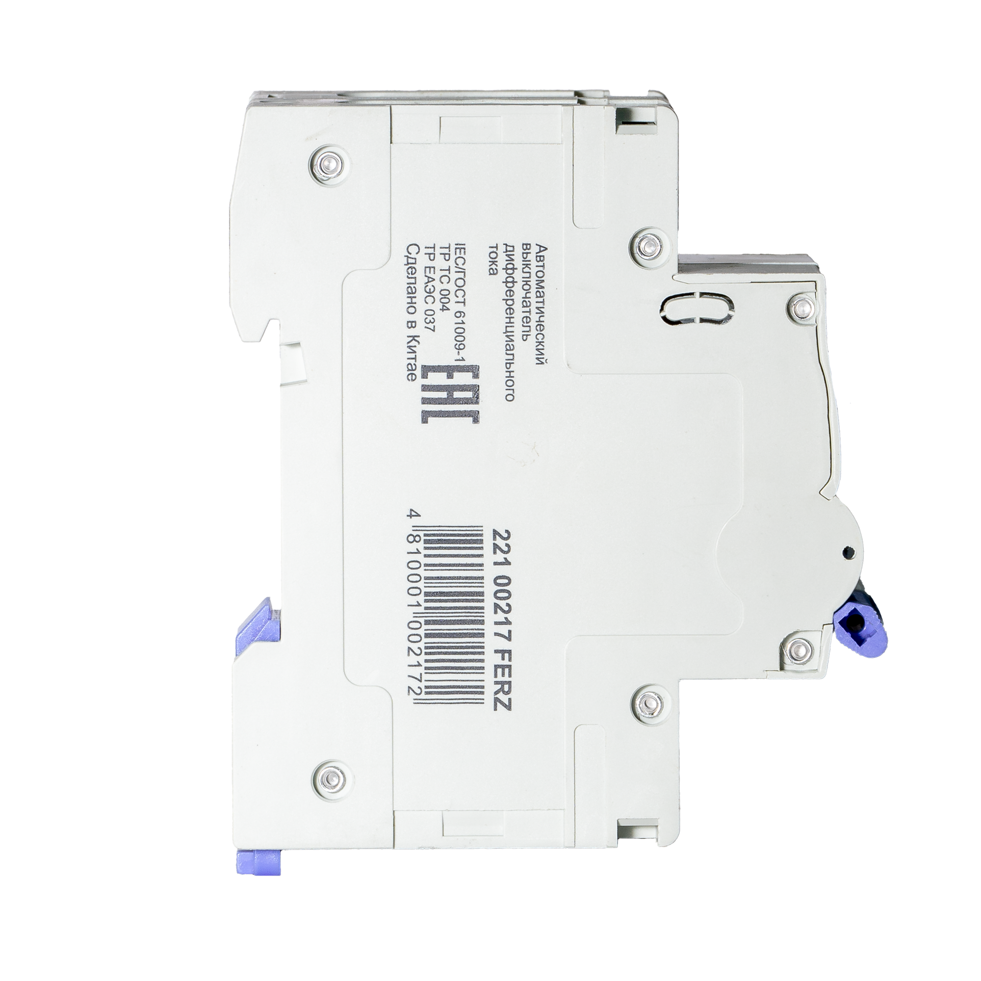 Дифференциальный автомат Dr.Ferz FMO-EL-1P+N 63A 30mA 6kA AC C 2M / 22100217FERZ — фото 3