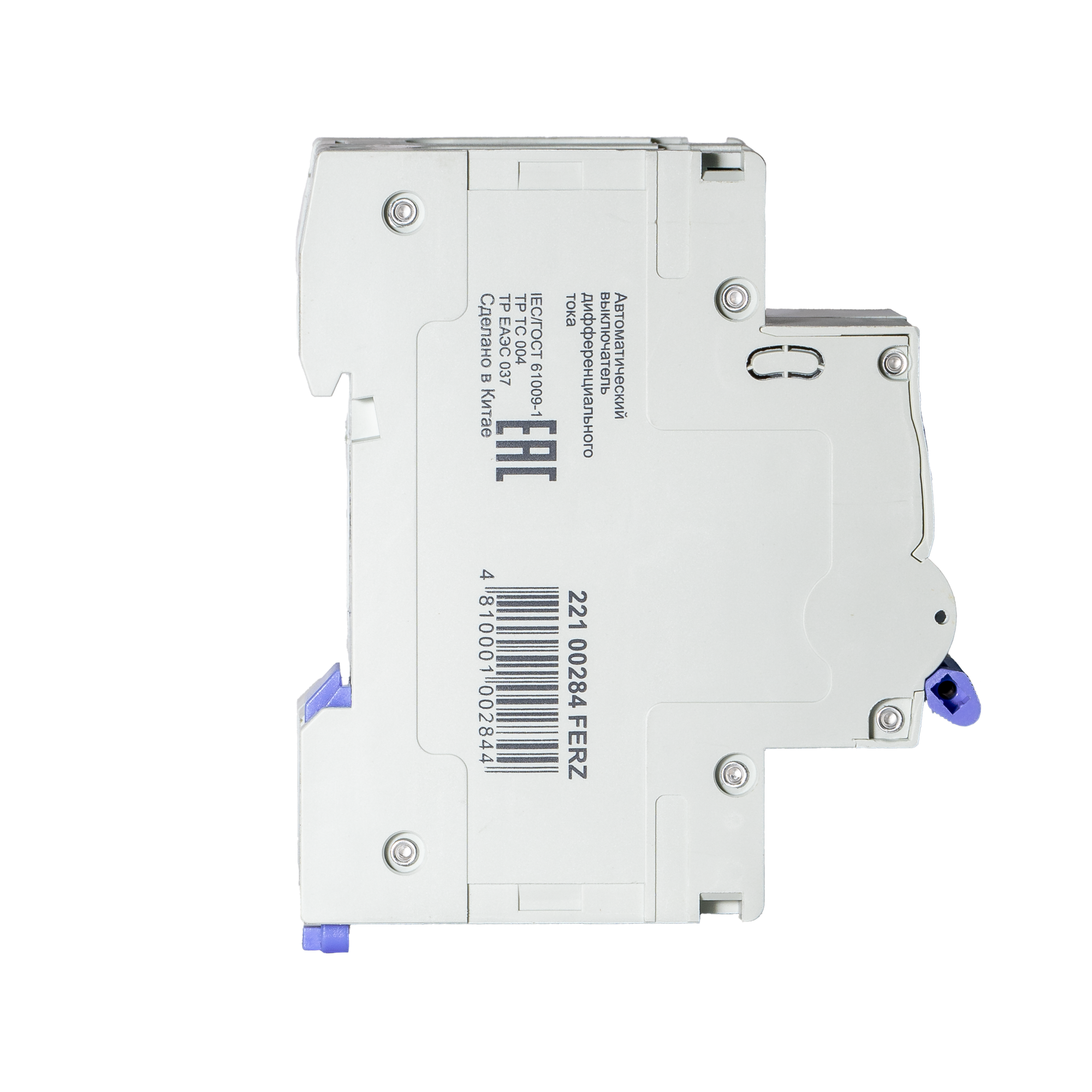 Дифференциальный автомат Dr.Ferz FMO-EM-1P+N 10A 30mA 10kA A C 2M / 22100284FERZ — фото 3
