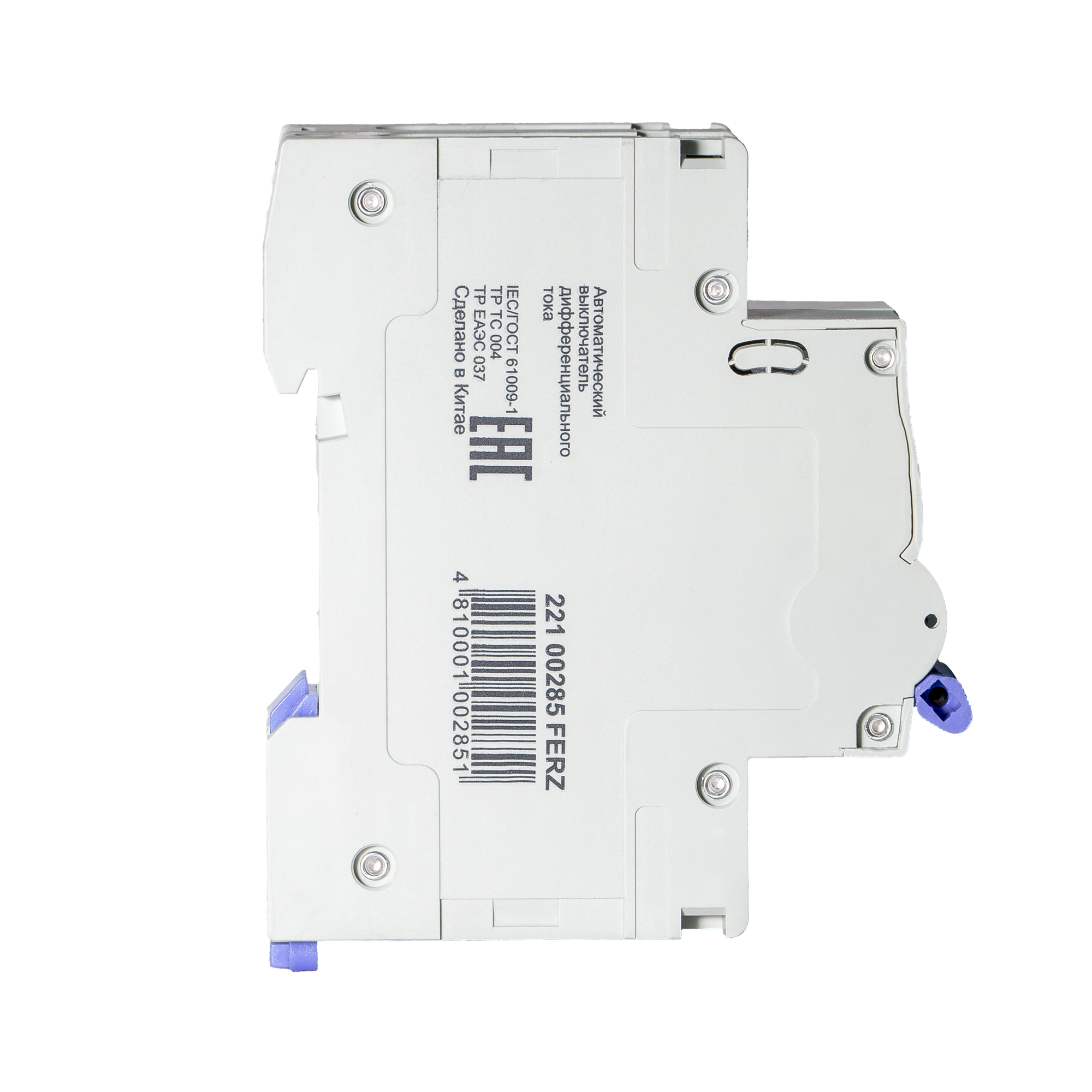 Дифференциальный автомат Dr.Ferz FMO-EM-1P+N 16A 30mA 10kA A C 2M / 22100285FERZ — фото 3