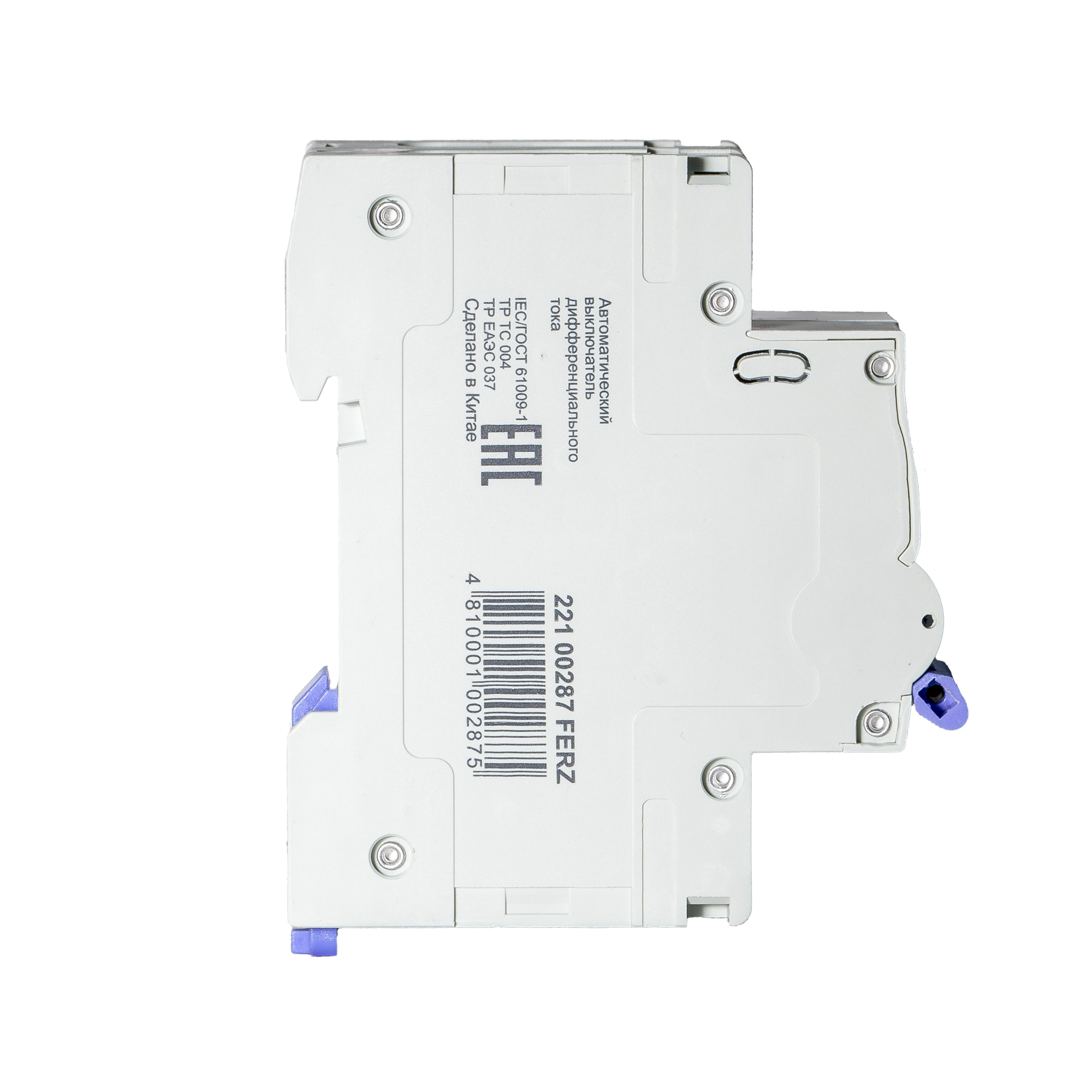 Дифференциальный автомат Dr.Ferz FMO-EM-1P+N 25A 30mA 10kA A C 2M / 22100287FERZ — фото 3