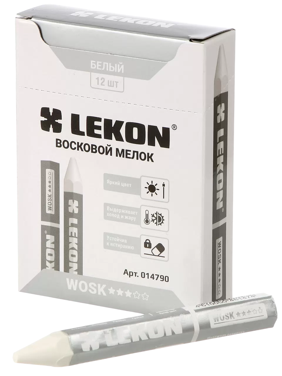 Мел разметочный LEKON Wosk / 14790.21 (12шт)