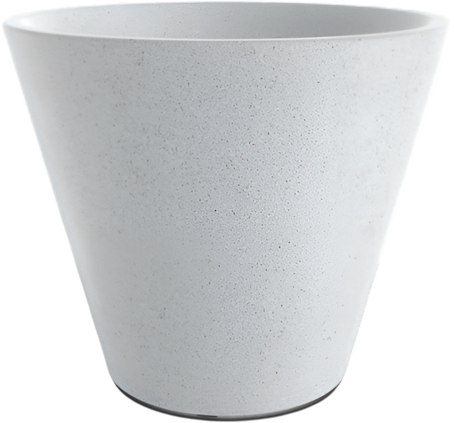 Кашпо БЕРКАНО Bliss 65 / 220_065_25V (White Granite)