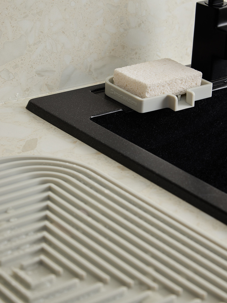 Мыльница Smart Solutions Dry Flex SS0000374 (серый) — фото 3