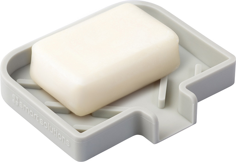Мыльница Smart Solutions Dry Flex SS0000374 (серый) — фото 4