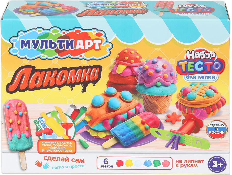 Набор для лепки MultiArt Лакомка / PDSET-MA120039-WOT