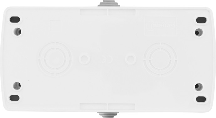 Блок выключатель+розетка General Lighting Сигма 477068 (белый/серый) — фото 3