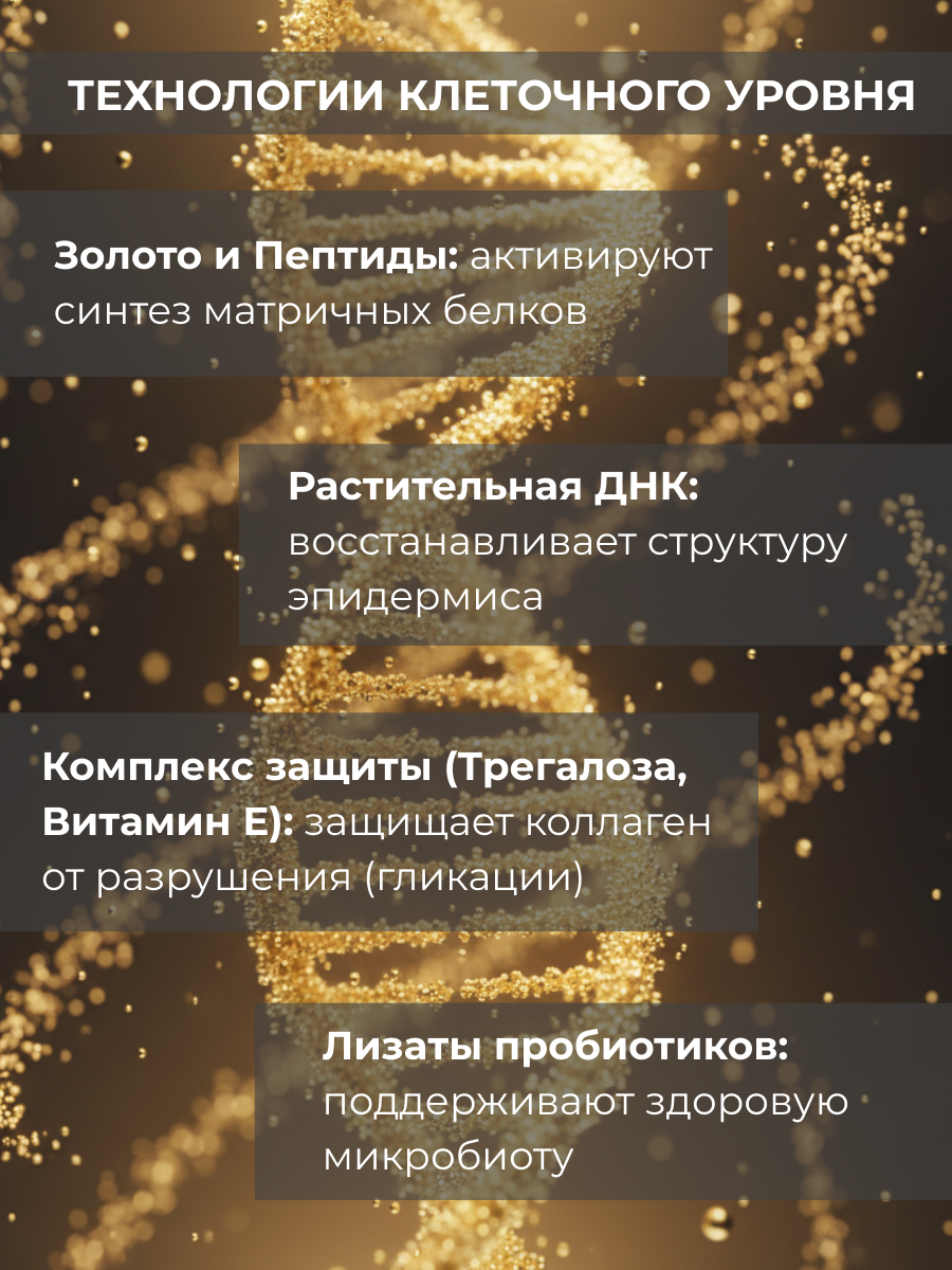 Крем для лица AllCells Золото-ДНК Мультиактивный (50мл) — фото 4