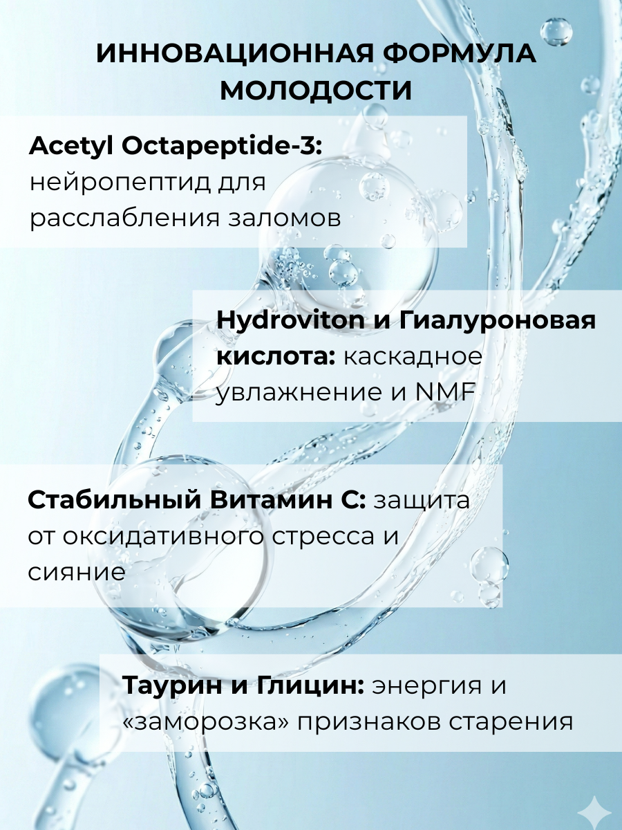 Сыворотка для лица AllCells НейроПептидная (30мл) — фото 3
