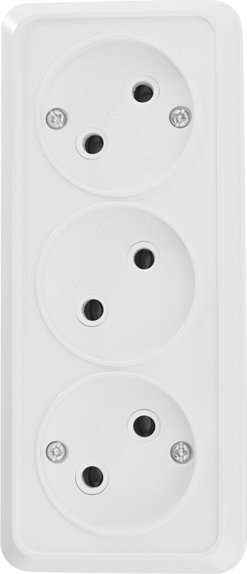 Розетка General Lighting Альфа 477010 (белый)