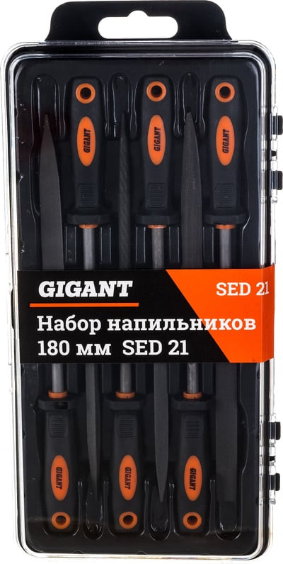 Набор напильников Gigant SED 21 (180мм)