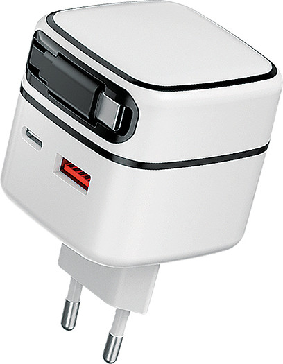 Зарядное устройство сетевое Qumo Energy PD 35Вт / Q54636 (белый)