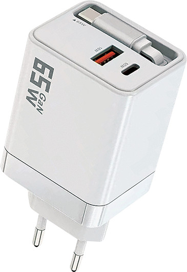 Зарядное устройство сетевое Qumo Energy PD 65Вт / Q54634