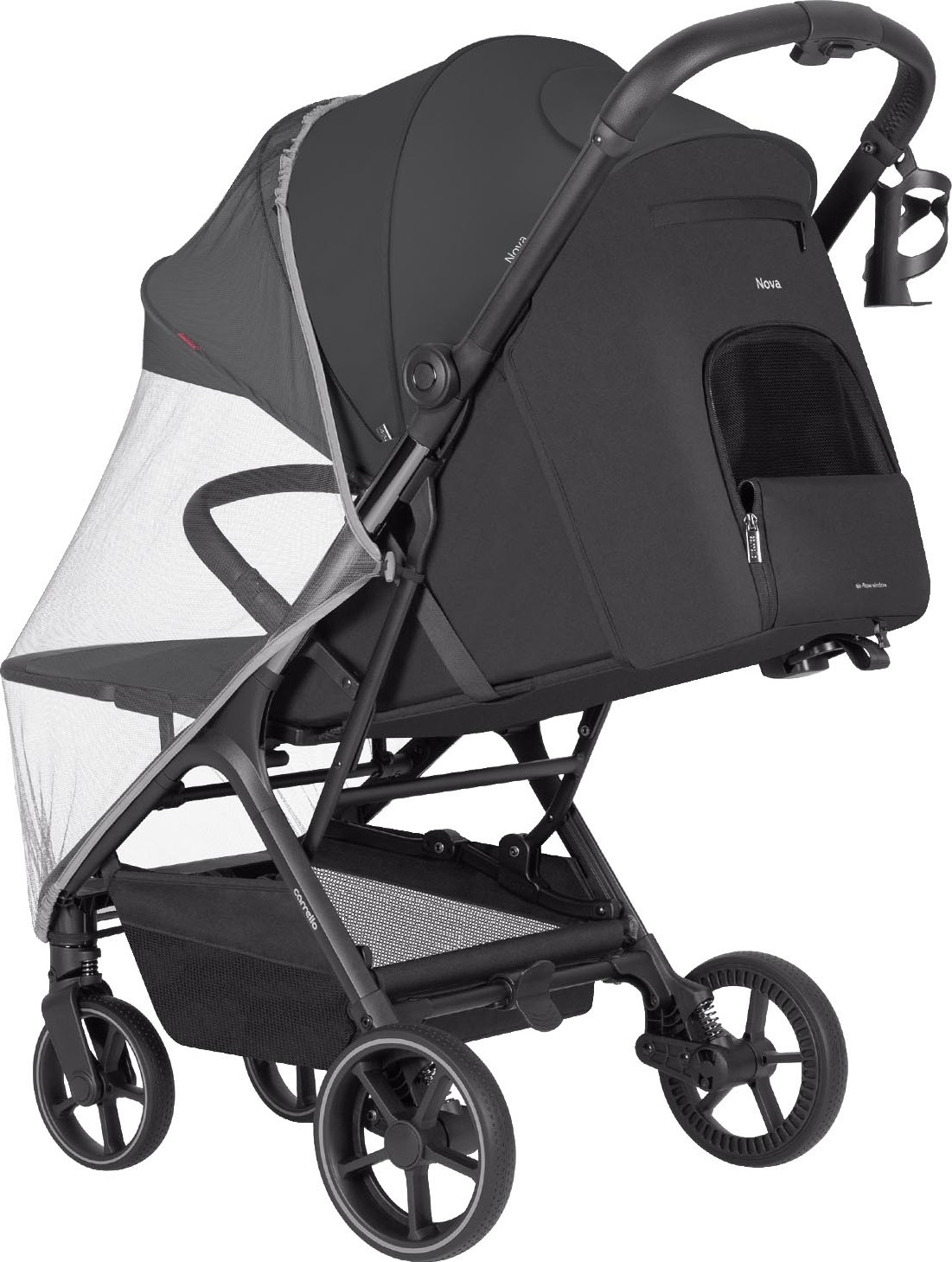Детская прогулочная коляска Carrello Nero / CRL- 5524 (Vinyl Black 2025) — фото 3