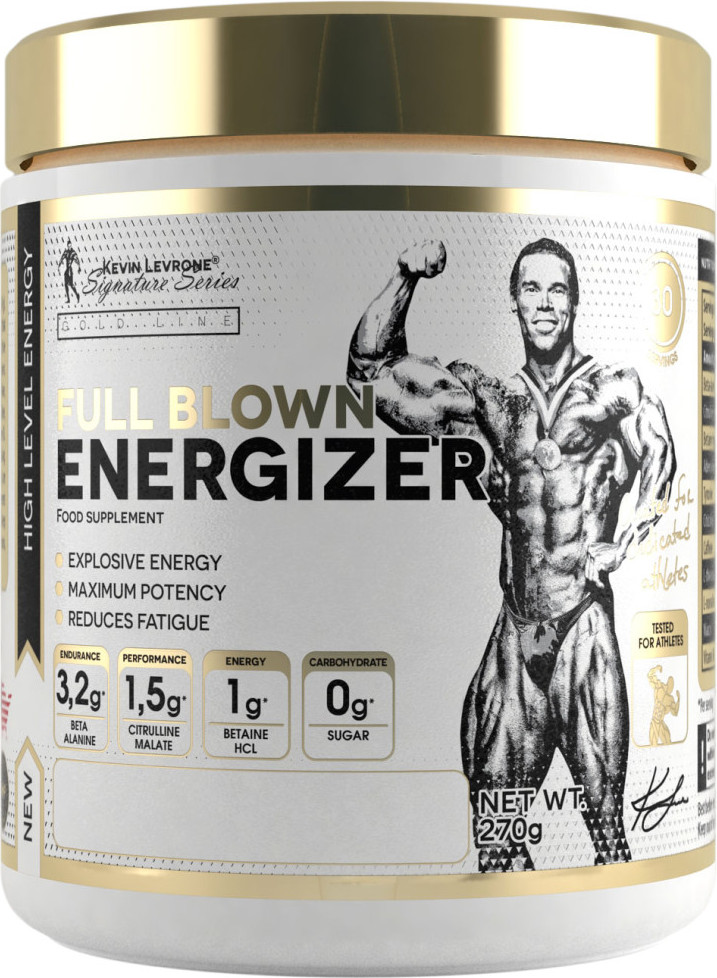 Предтренировочный комплекс Kevin Levrone Gold Full Blown Energizer (270г, цитрус/персик)