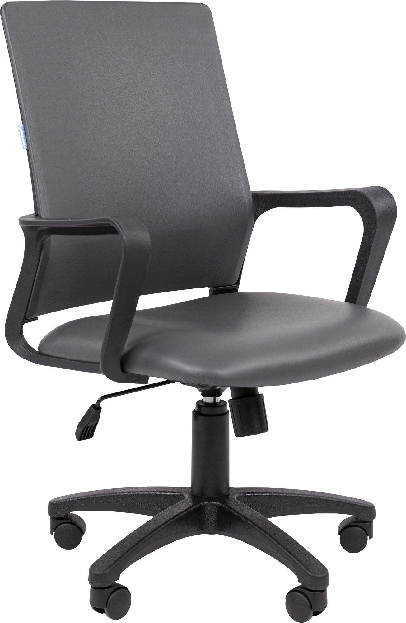 Кресло офисное Chairman 606 (экокожа серая)