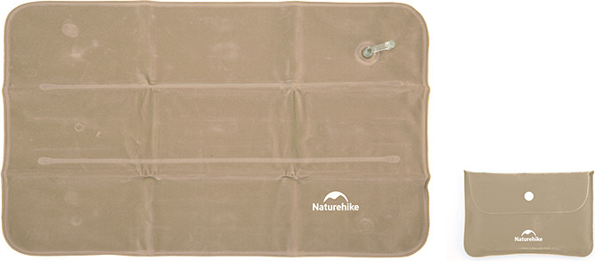 Подушка туристическая Naturehike NH18F018-Z-G (серый/коричневый) — фото 3