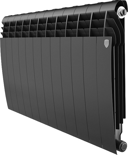 Радиатор биметаллический Royal Thermo BiLiner B 500 Черный (13 секций)