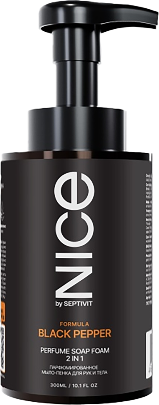 Мыло-пена NICE by Septivit Black Pepper Парфюмированное (300мл)