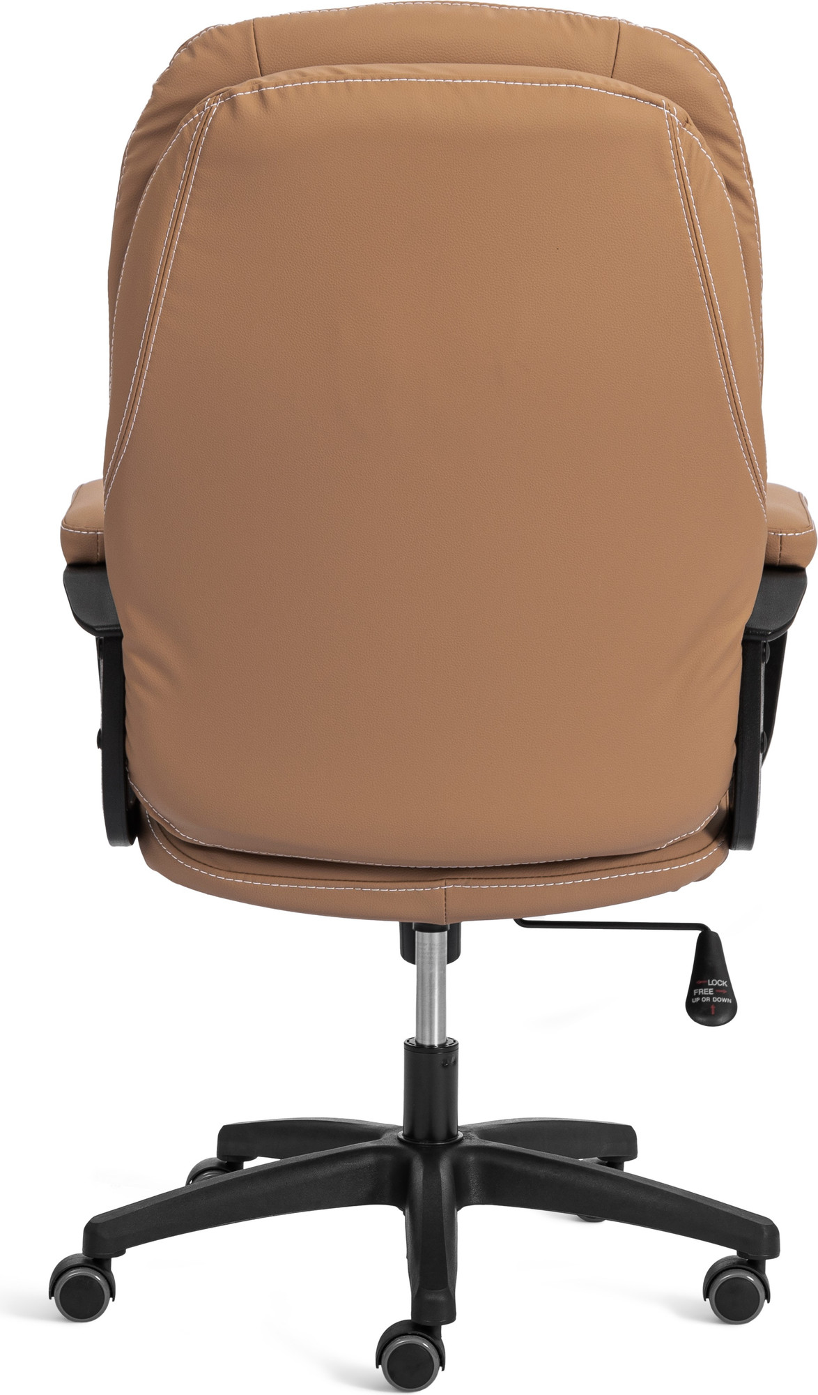 Кресло офисное Tetchair Comfort Lt кожзам (светло-коричневый) — фото 4