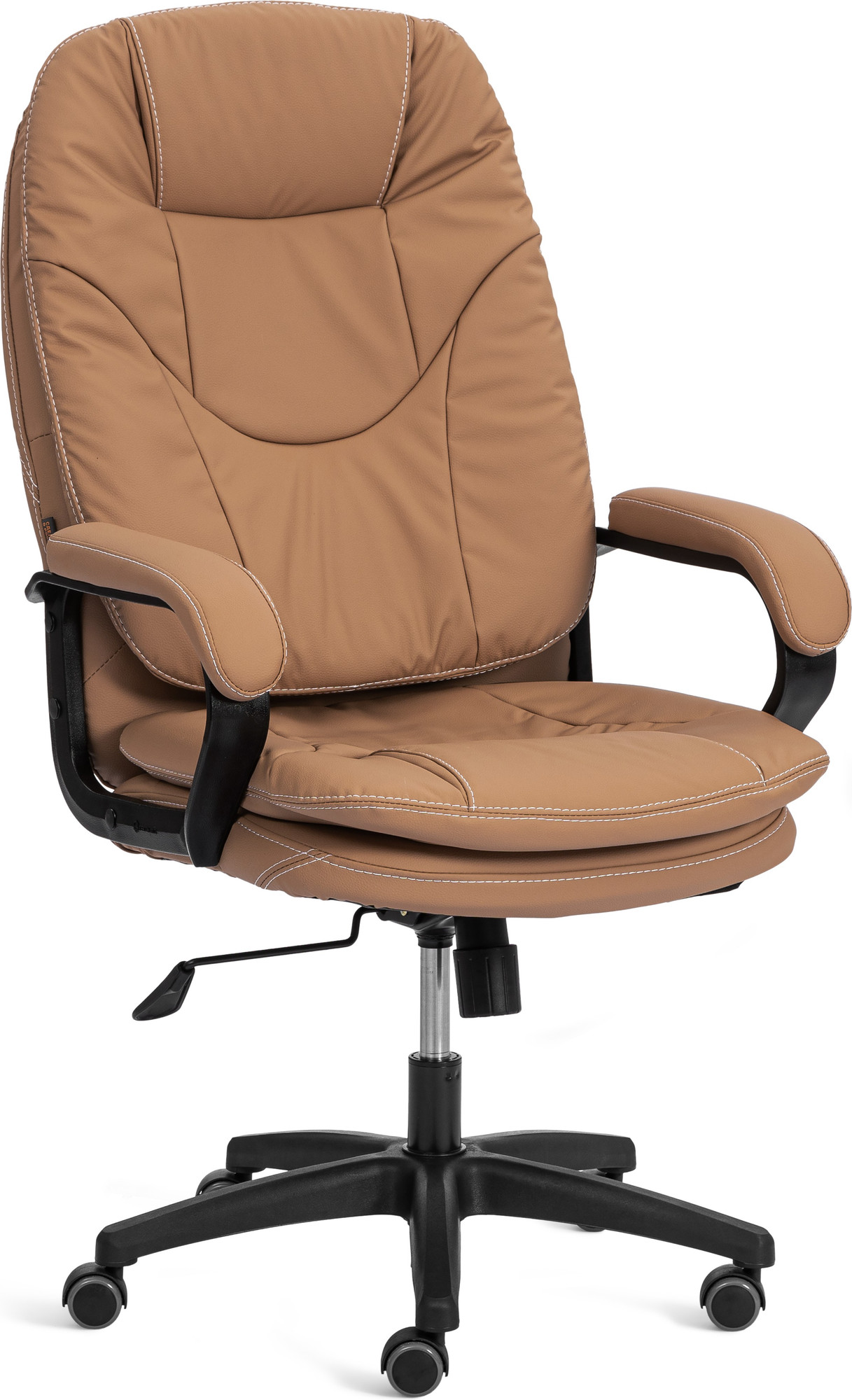 Кресло офисное Tetchair Comfort Lt кожзам (светло-коричневый)