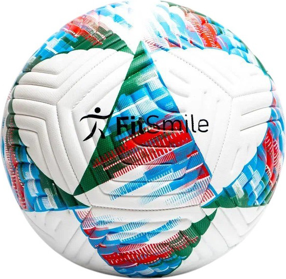 Футбольный мяч FitSmile 32795 (белый/зеленый)