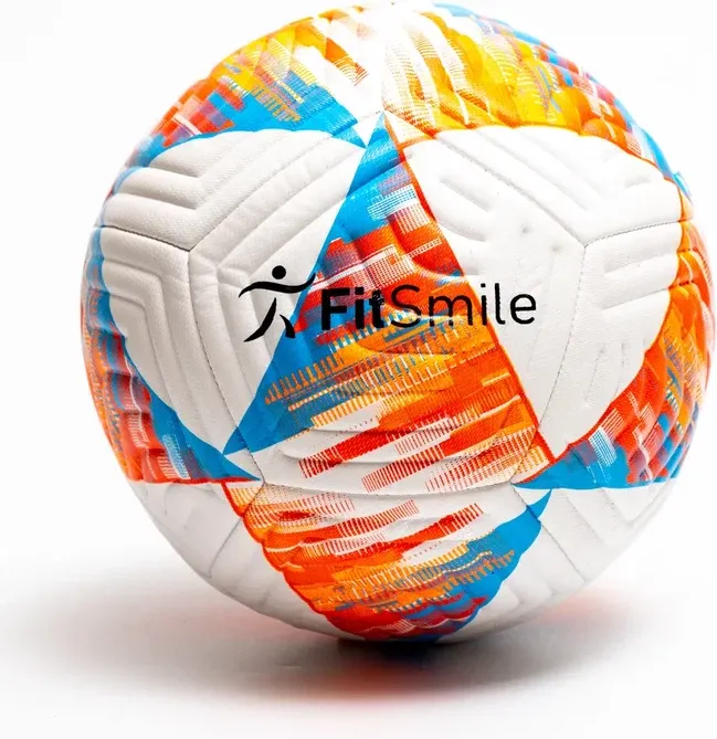 Футбольный мяч FitSmile 32794 (белый/красный) — фото 2