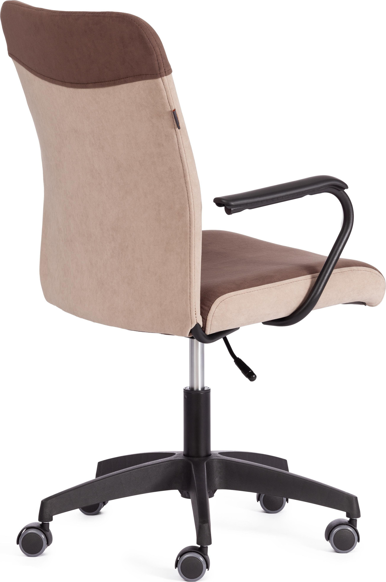 Кресло офисное Tetchair Fly флок 6/7 (коричневый/бежевый) — фото 3