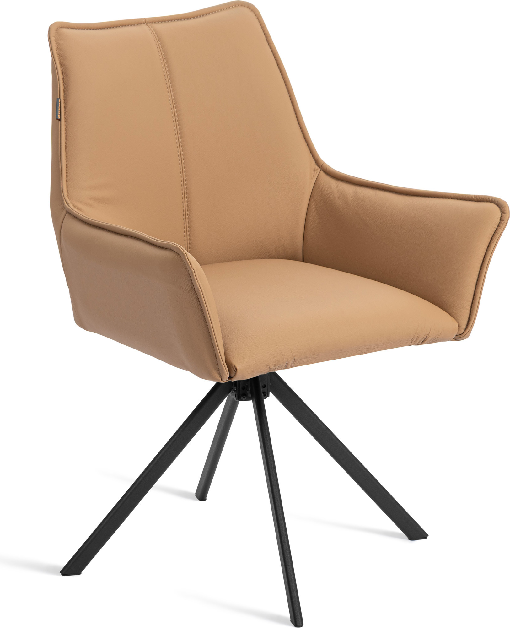 Кресло мягкое Tetchair Murano 360 экокожа классик (светло-коричневый) — фото 3