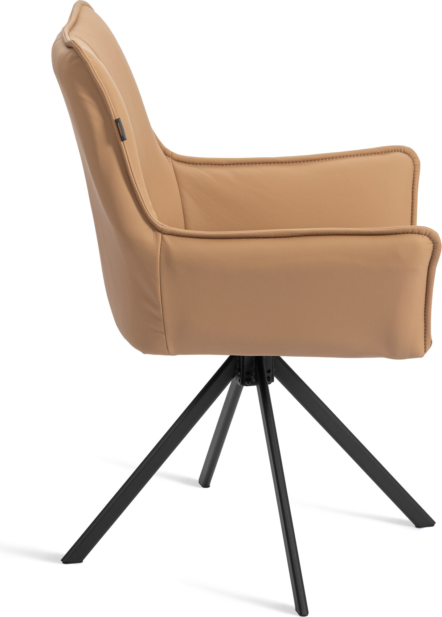 Кресло мягкое Tetchair Murano 360 экокожа классик (светло-коричневый) — фото 4