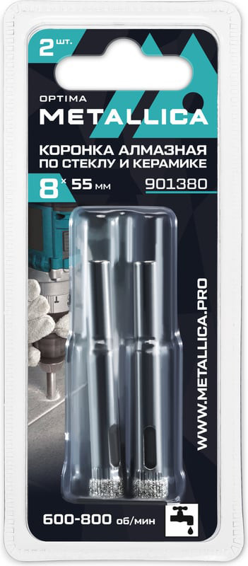 Набор коронок Metallica Optima / 901380 (2шт)