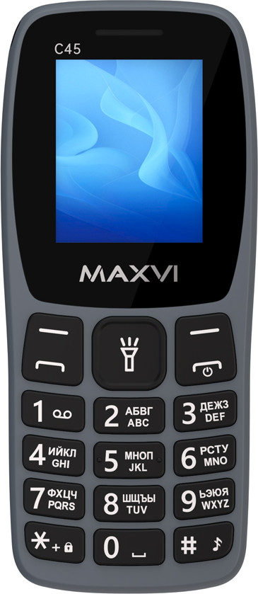 Мобильный телефон Maxvi C45 (серый)