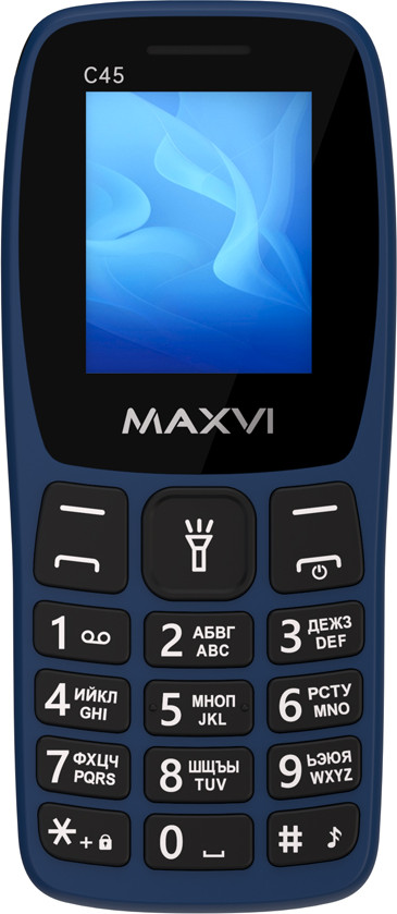 Мобильный телефон Maxvi C45 (маренго)