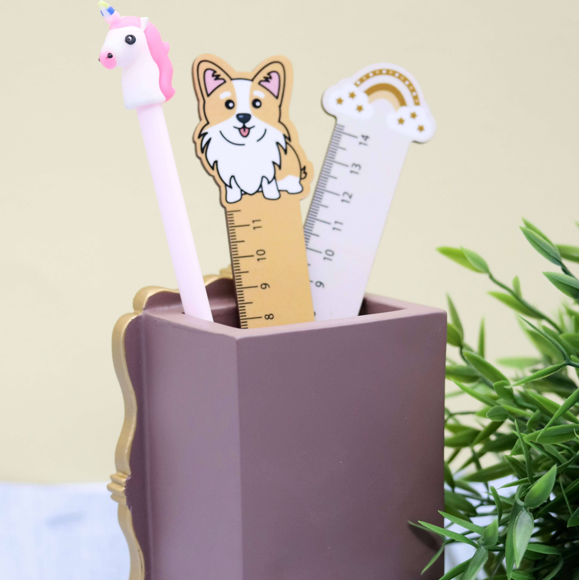 Органайзер настольный ILikeGift Девушка с жемчужной сережкой / 2100-4A (коричневый) — фото 6